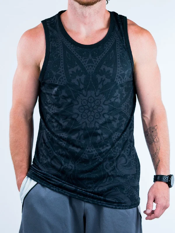 Soft Comfort Wear Ghost Mandala Unisex Tank Top