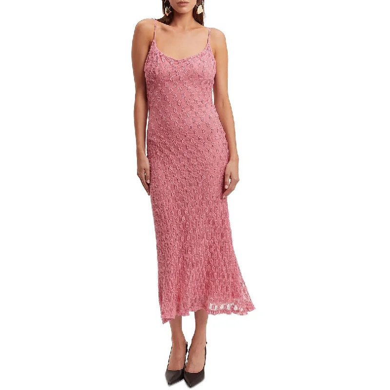 Comfortable Jeans Bardot Womens Lace Fitted Maxi Dress