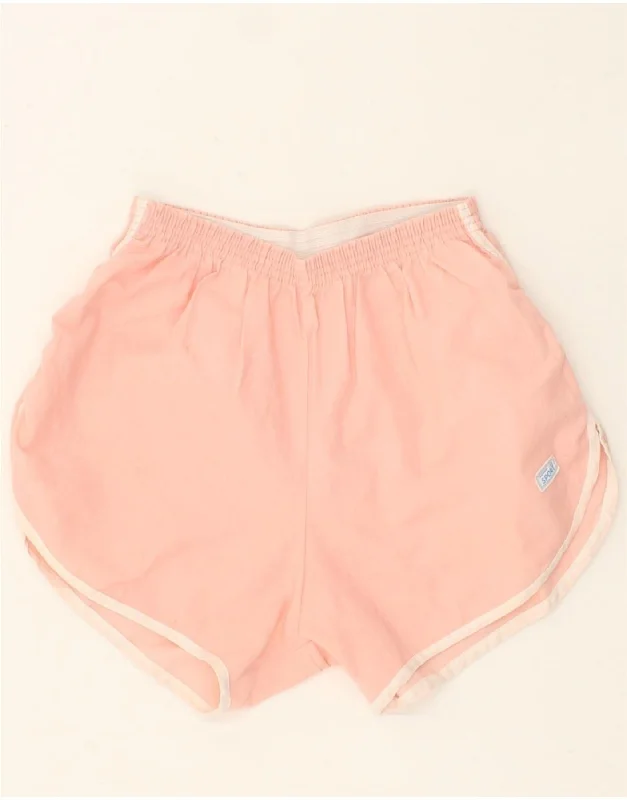 All-Day Style VINTAGE Womens Sport Shorts UK 8 Small Pink