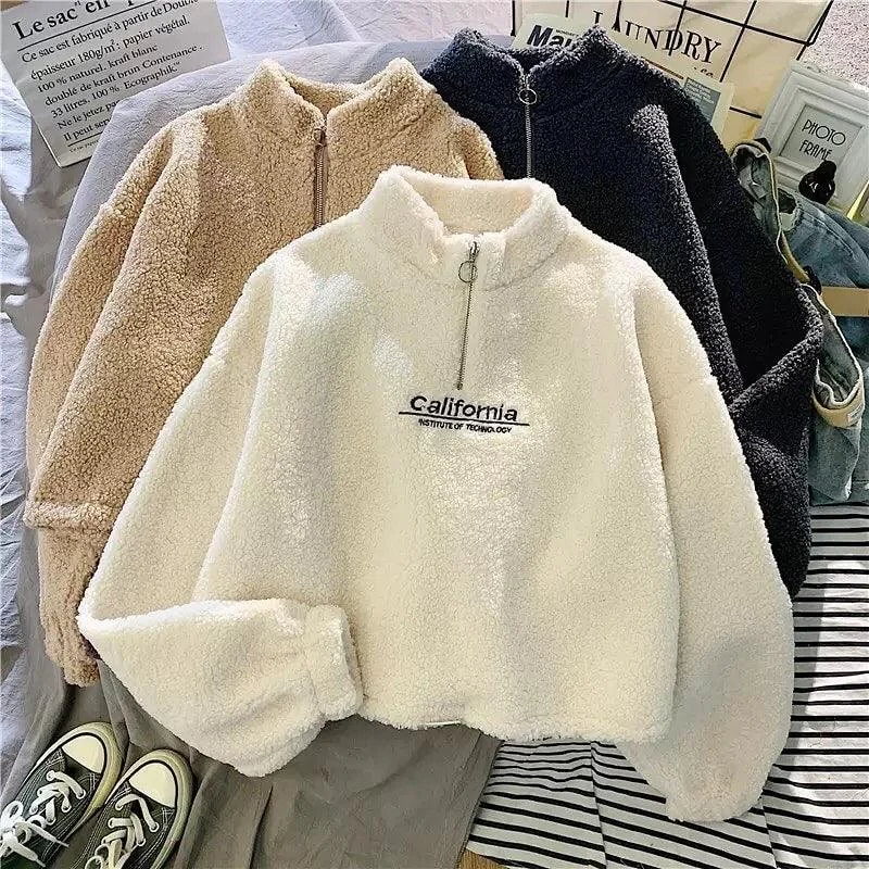 Cozy Fitting Gauster Fuzzy Sweatshirt