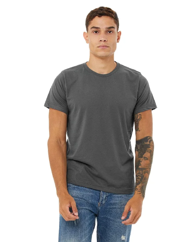 Everyday Outfits Bella+Canvas Mens Poly-Cotton Short Sleeve T-Shirt | Asphalt