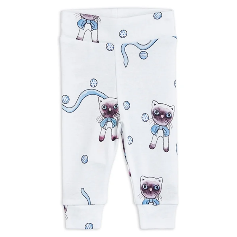 Stylish Jackets Mini Rodini Light Blue Siamese Aop Leggings