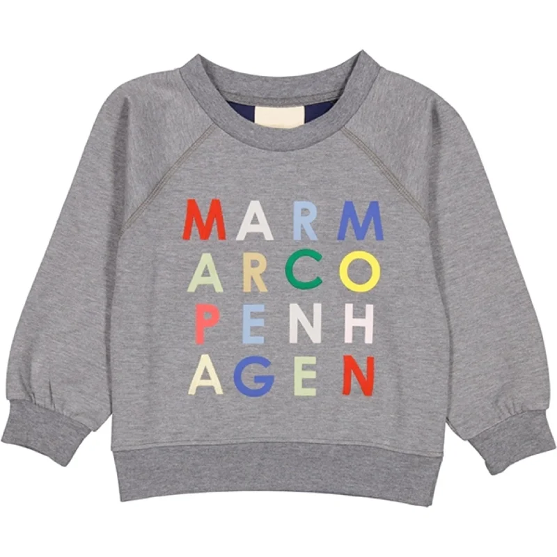 Comfy Chic Wear MarMar Multicol Letters Theos Sweatshirt