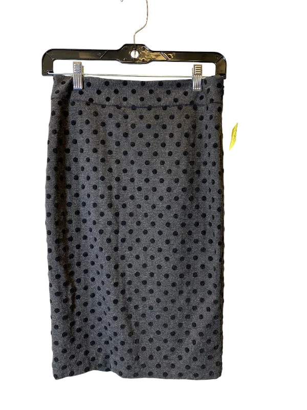 Warm Layers Skirt Midi By White House Black Market In Polkadot Pattern, Size: 0