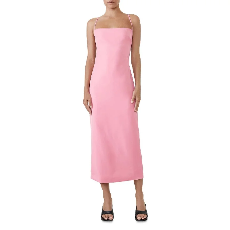 Trendy Dresses Bardot Womens Jillian Open Back Long Maxi Dress