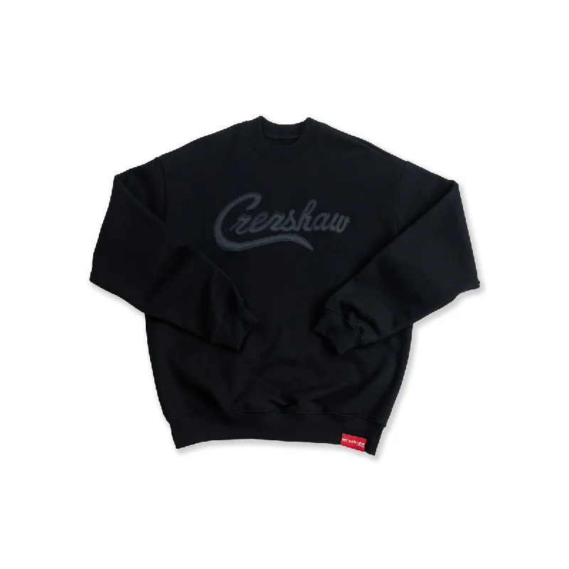 Easy-to-Wear Limited Edition Ultra Crenshaw Crewneck - Black/Black