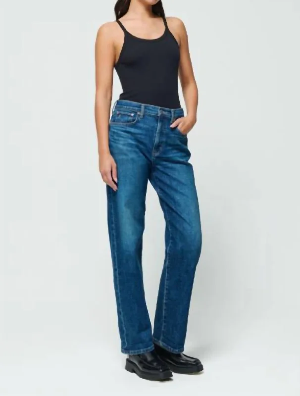 Soft Trends Tyler Straight Leg Jeans In Chrome Diopside