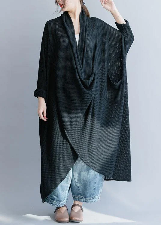 Soft Looks For Work black Sweater outfits Beautiful asymmetric Hipster fall knitwear
