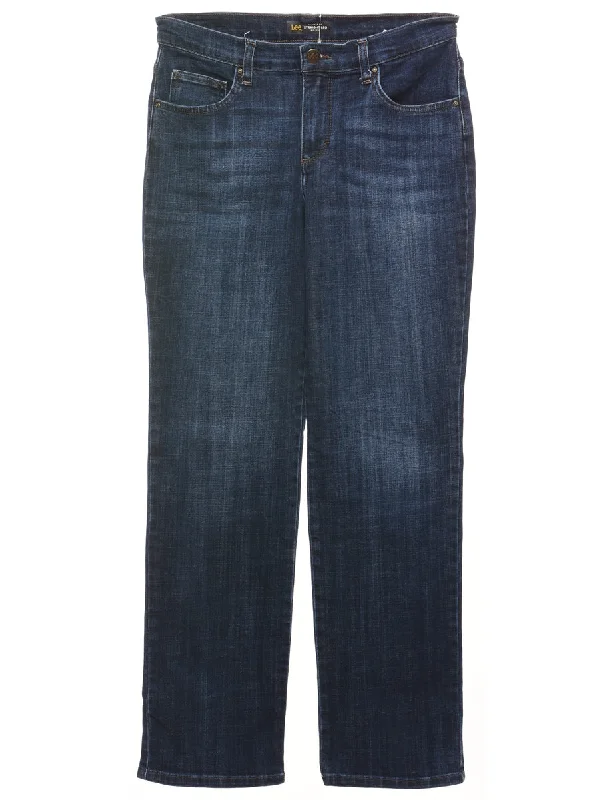 Soft Fabric Looks Dark Wash Lee Jeans - W30 L29