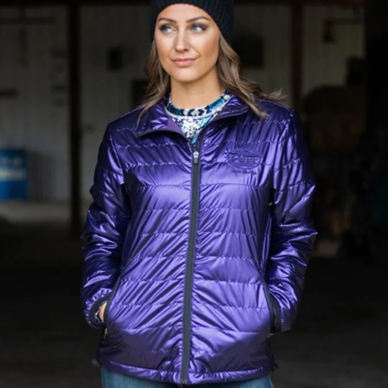 Soft Casuals Cowgirl Tuff Purple Mid-weight Jacket
