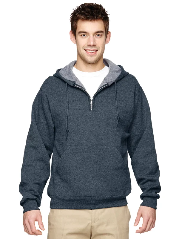 Cozy Apparel Jerzees 50/50 Quarter-Zip Pullover Hoodie