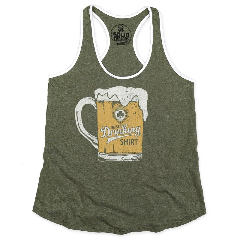 Easy Chic Wear Women's Irish Drinking Shirt Tank Top