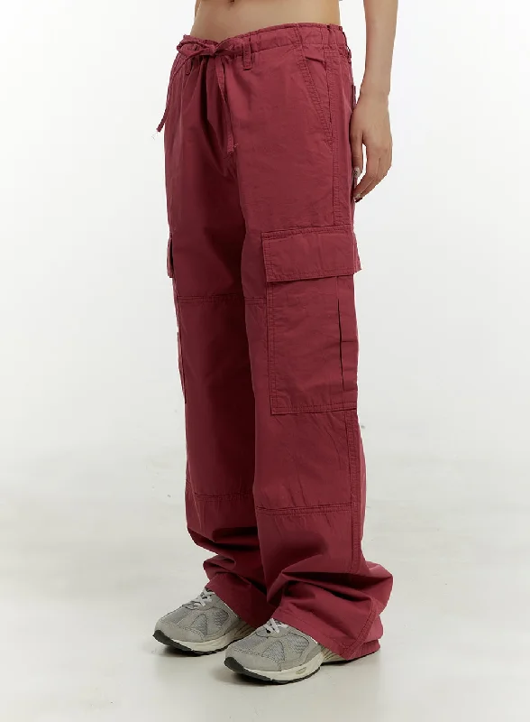 Elegant Dressing Cargo Wide Leg Pants CY408