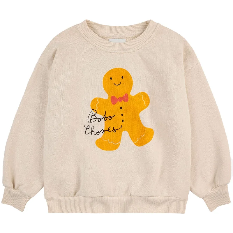 Cozy Knits Bobo Choses Offwhite Gingerbread Sweatshirt
