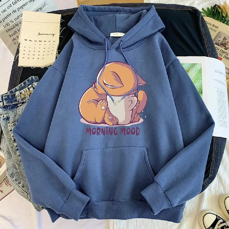 Relaxed Tops Morning Mood Sweatshirt