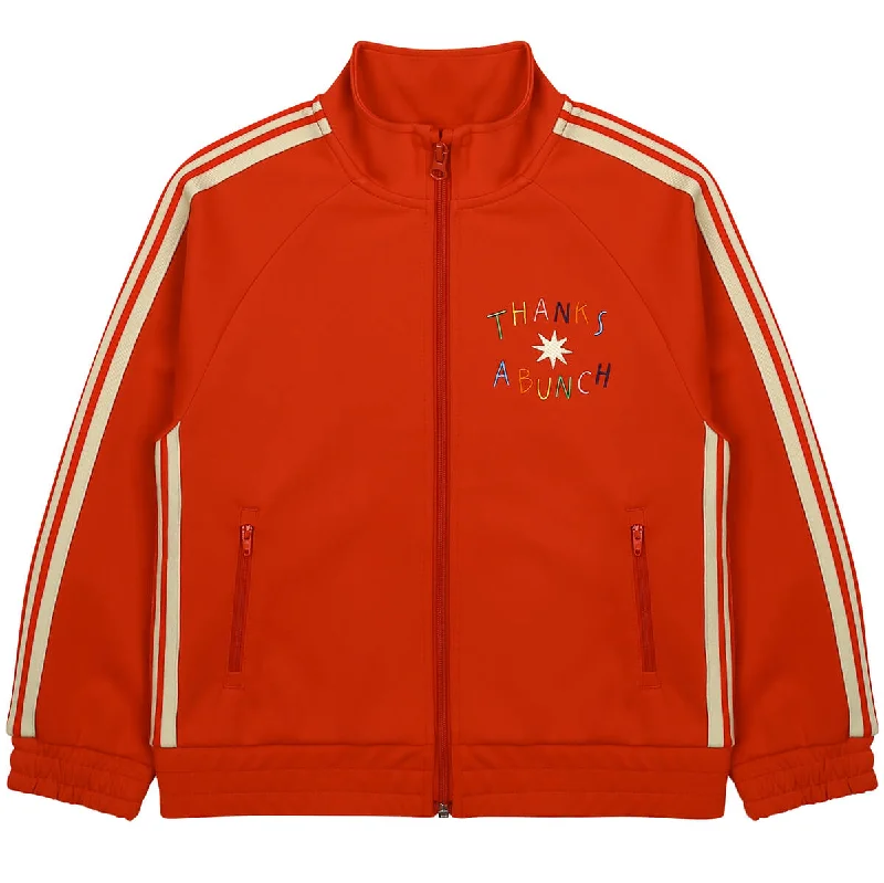 Urban Chic Thanks Track Jacket in Red by Jelly Mallow
