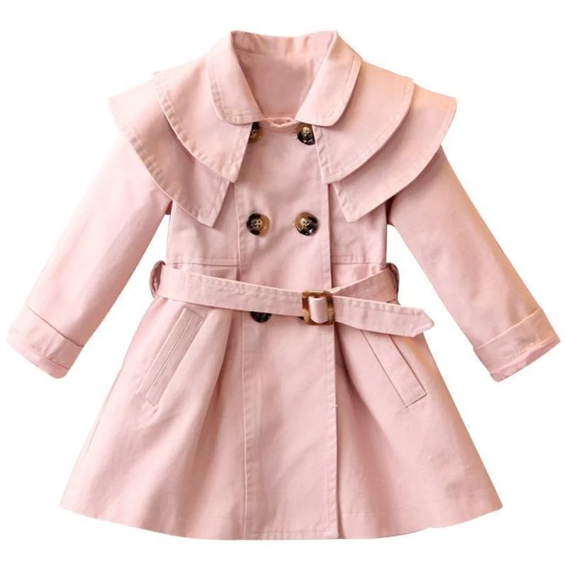 Cozy Fitting Kids Trench Coat Children Fashion Jacket
