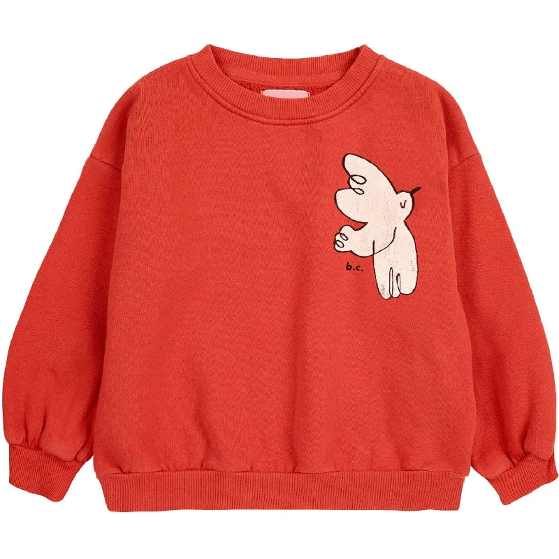 Easy Chic Wear Bobo Choses Red Freedom Bird Crewneck