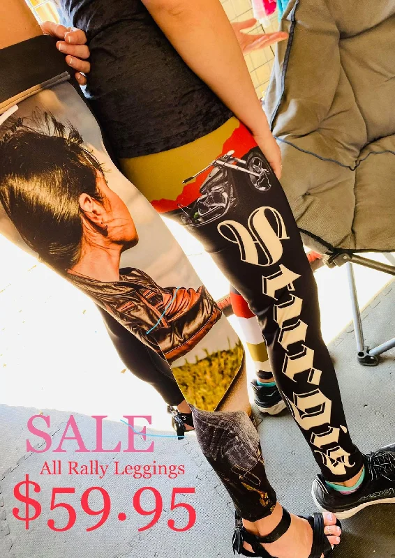 Weekend Comfort Trust No One 80th Anniversary Sturgis Motorcycle Rally Leggings
