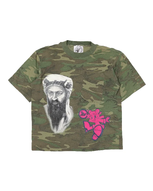 Effortless Looks Born From Pain Osama Camouflage T-Shirt