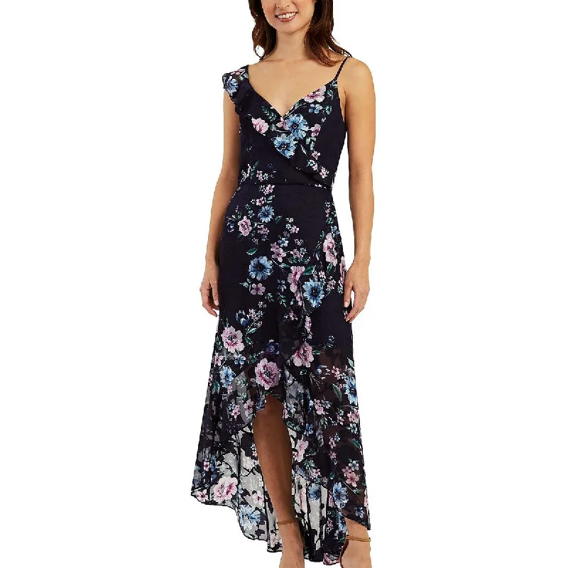 Relaxed Clothing BCX Womens Juniors Asymmetrical Hi-Low Maxi Dress