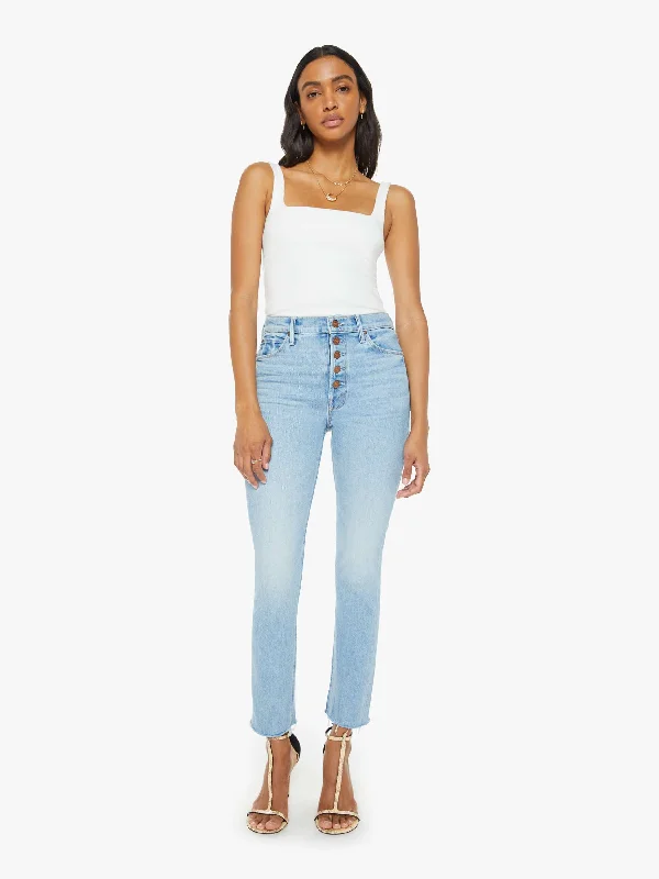Comfortable Tops The Pixie Dazzler Ankle Fray - Ivy League Cowboy
