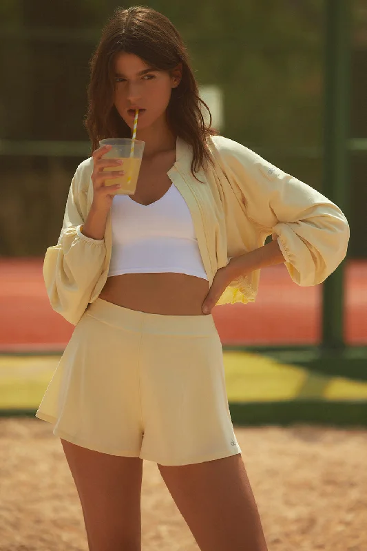 Relaxed Looks Tiebreaker Short - Lemon Ice
