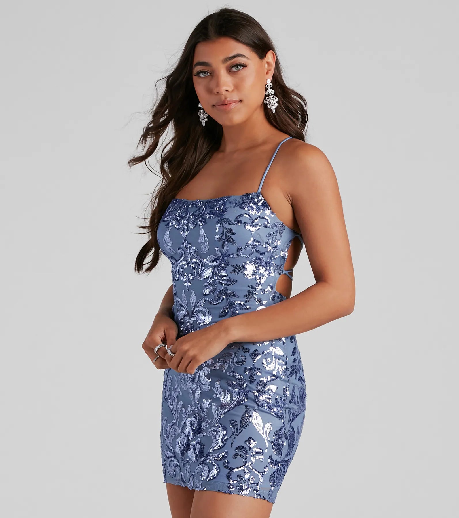 Effortless Looks Endless Sparkle Sequin Mini Dress
