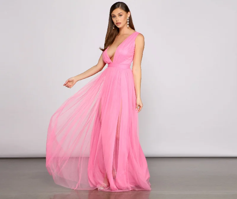 Effortless Outfits Bridget Double Stylish Slit Dress