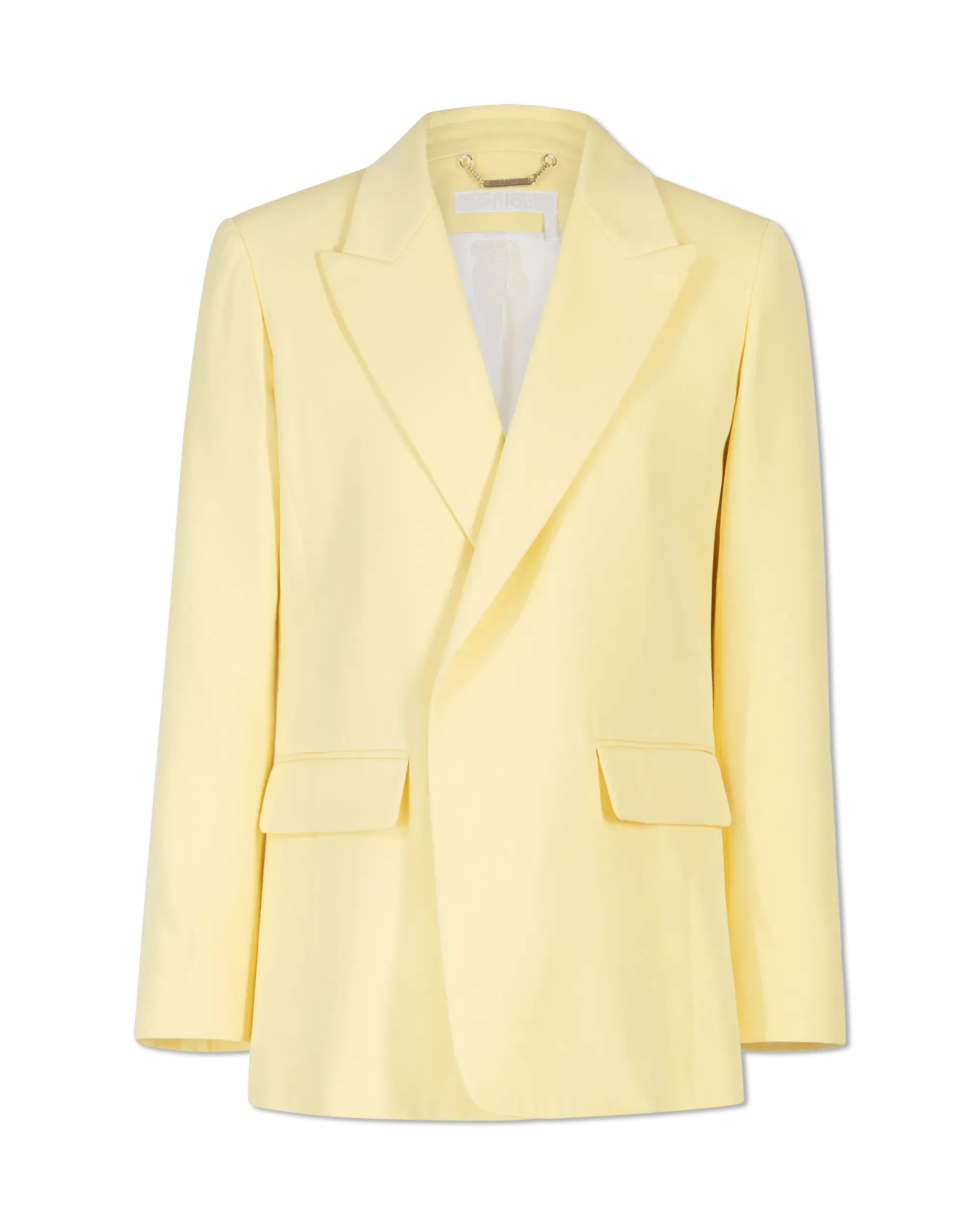 Breathable Style Relaxed Fit Silk Crepe Blazer
