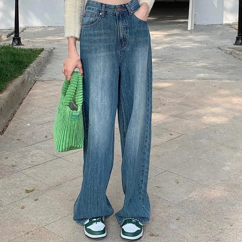 Comfortable Lifestyle Summer Loose Straight Floor Trousers