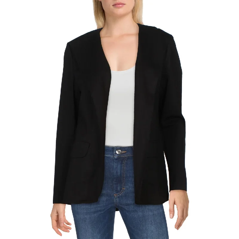 Cozy Lifestyle Insight Womens Raw Hem Open Front Jacket