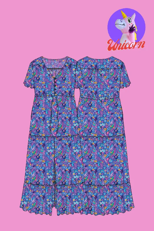 Comfortable Fashion Looks Bonnie Dress in Reef by Kasey Rainbow