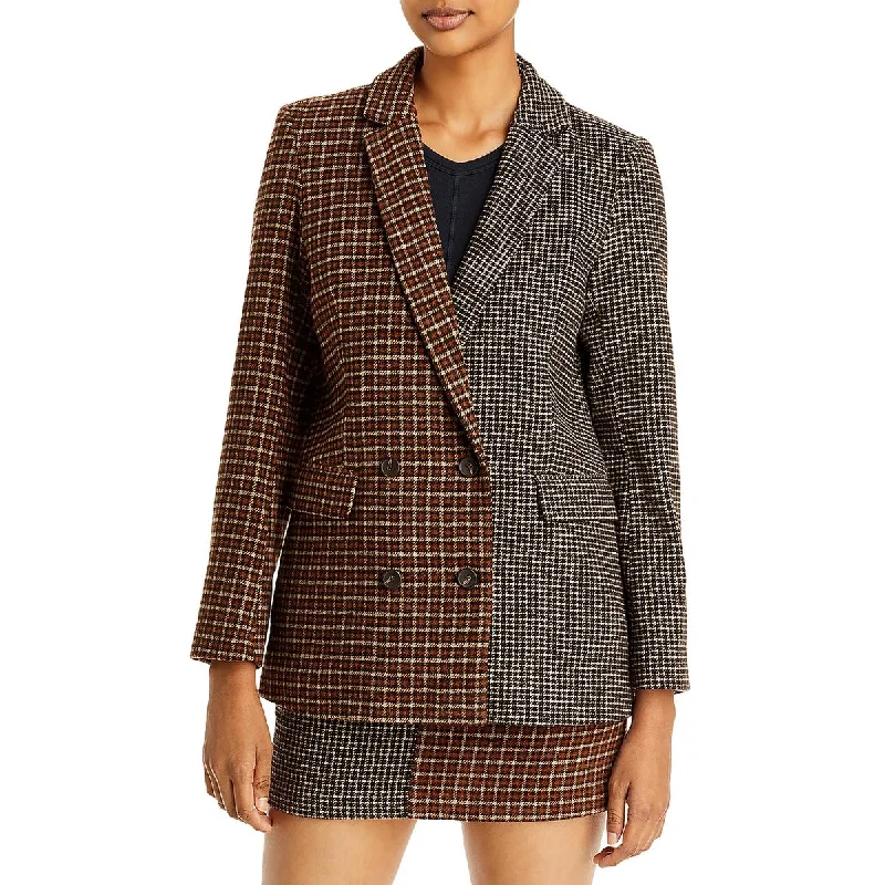 Versatile Style Rails Womens Cody Collar Pocket Two-Button Blazer