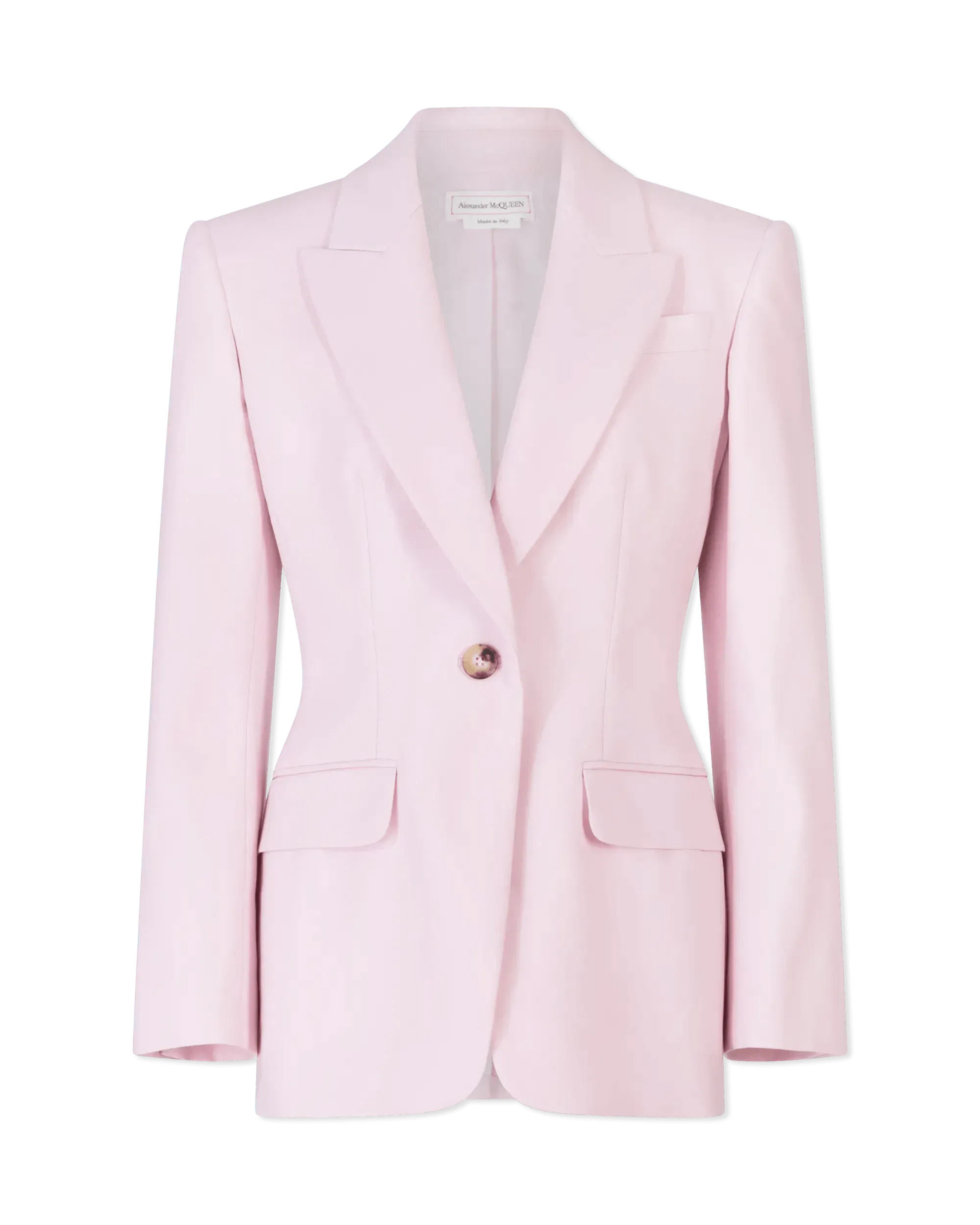 Casual Comfort Wear Wool One-Button Drop Jacket