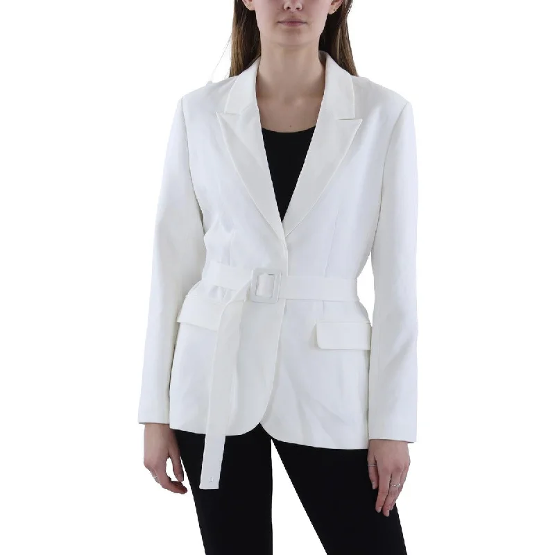 Comfortable Lifestyle French Connection Womens Collared Pocket Two-Button Blazer