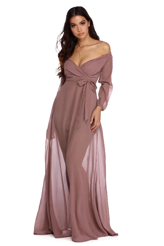 Soft Casuals Britt Wrap Stylish Formal Floral Dress