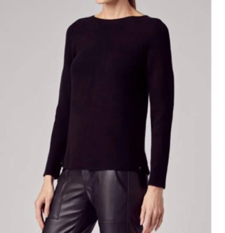 Cozy Apparel Carter Sweater In Black
