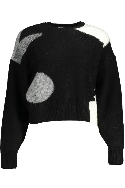 Comfy Dress Desigual Chic Contrasting Long Sleeve Women's Sweater