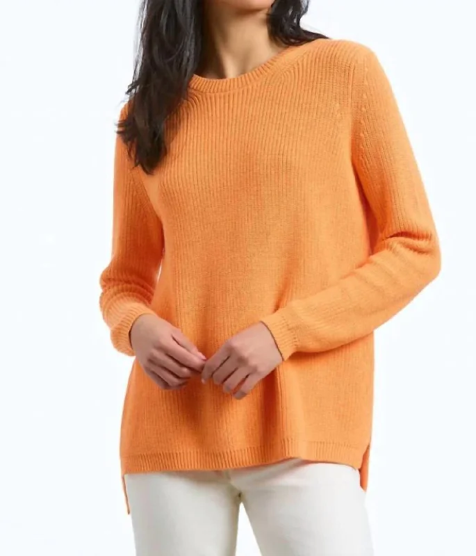 Chic Outfits Emma Crewneck Sweater In Sorbet