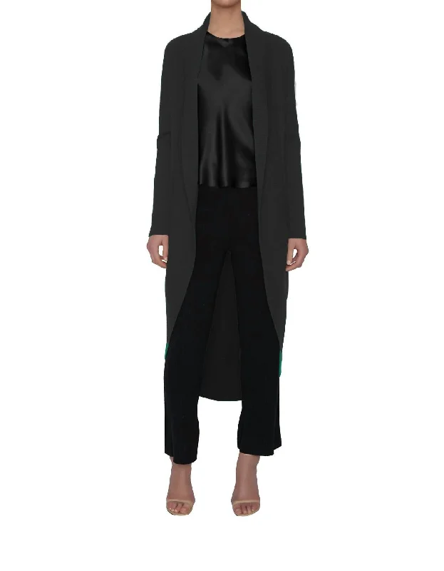 Trendy Comfort Wear Vail Cocoon Sweater In Charcoal