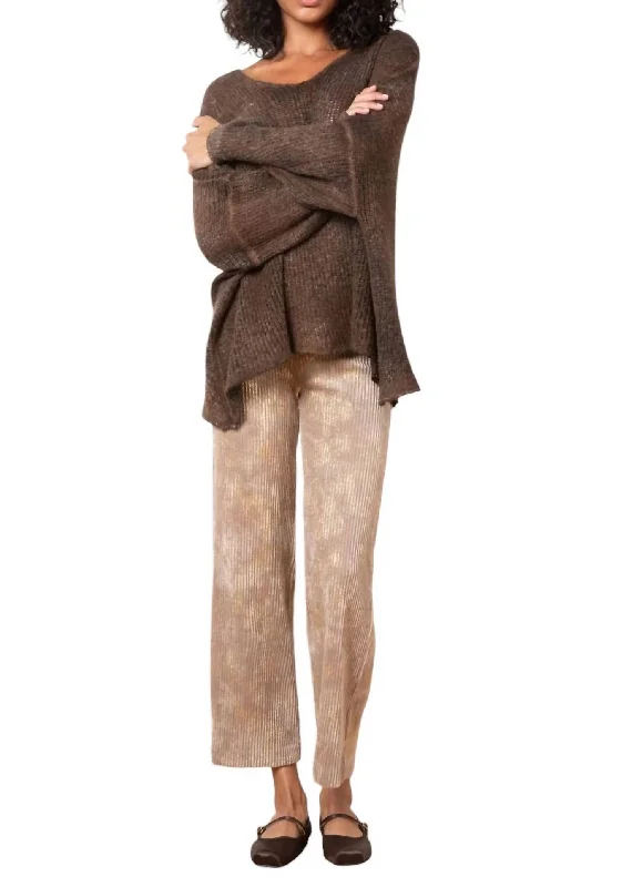 Easygoing Fashion Alex Pant In Cappuccino