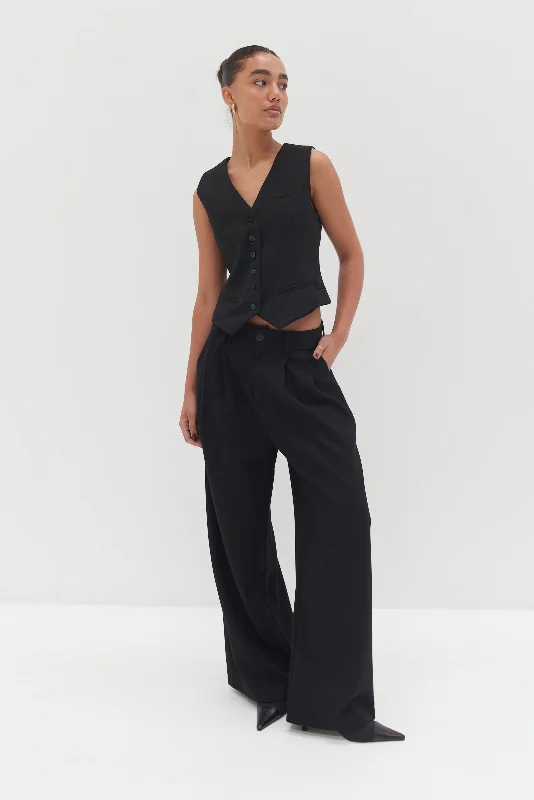 Light Layers Alex Trousers - Black
