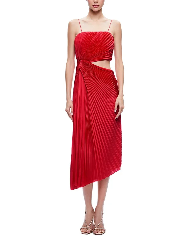 Weekend Comfort Wear alice + olivia Fayeth Asymmetrical Dress