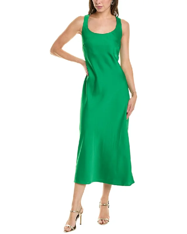 Effortless Outfits Anne Klein Bias Slip Midi Dress