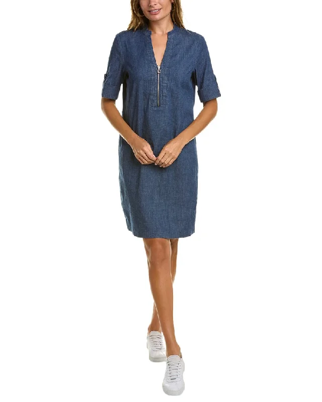 Soft Layers Anne Klein Denim Shift Dress