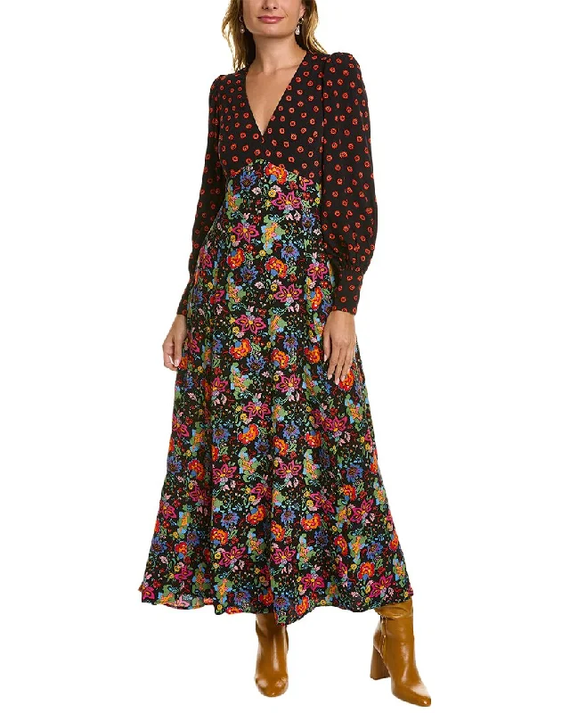 Soft Looks Boden Blouson Sleeve Maxi Dress