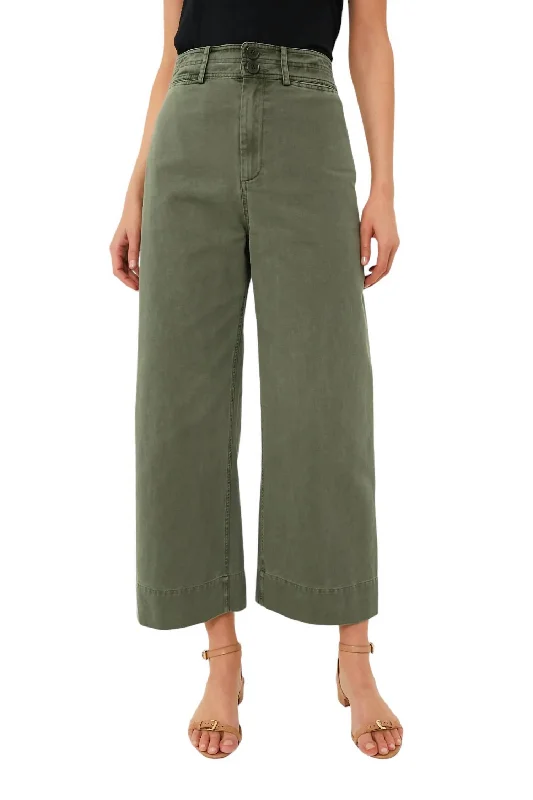 Simple Looks Chino Merida Pant In Thyme