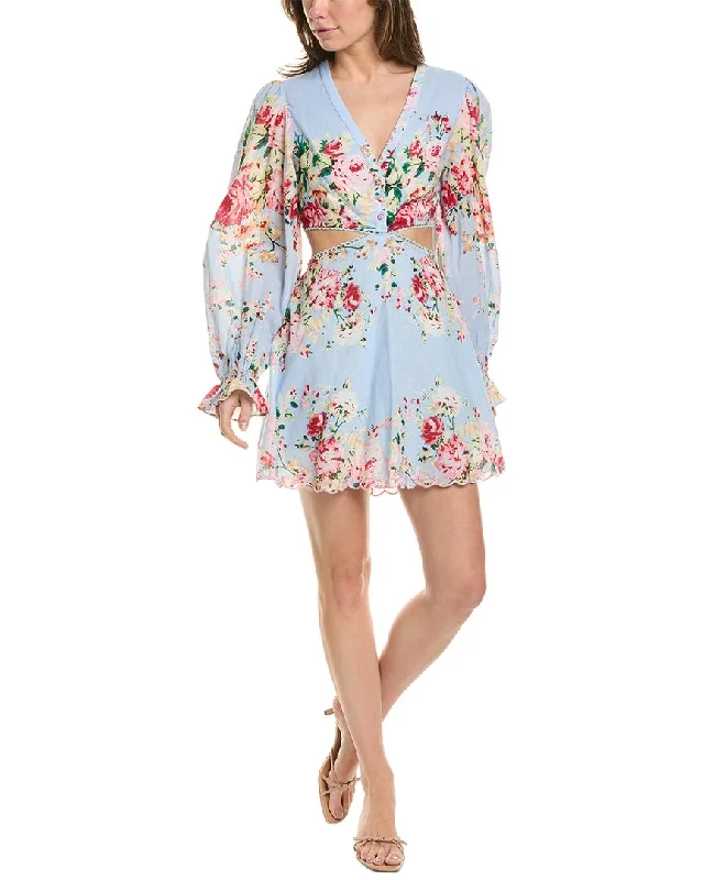 Cozy Lifestyle Hemant & Nandita Cutout Waist Mini Dress
