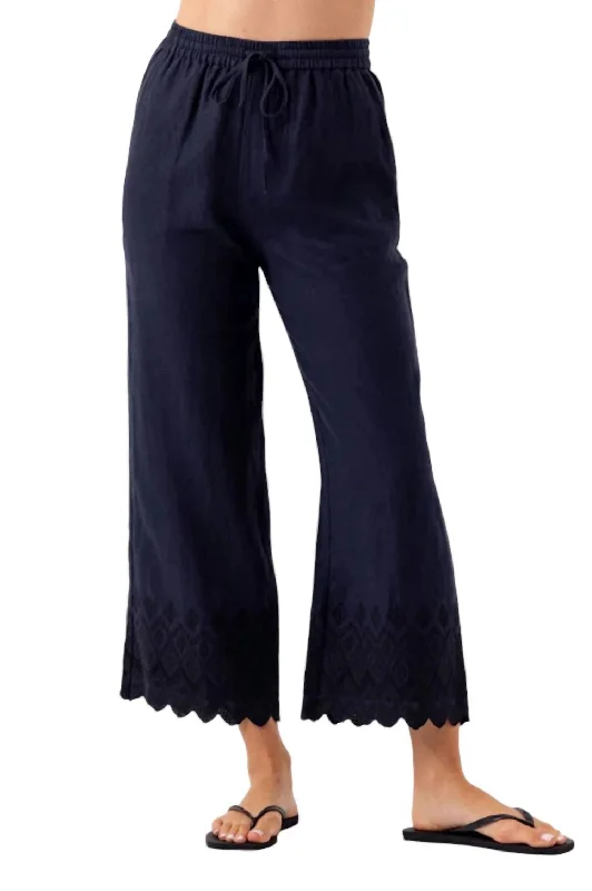 Cozy Fashion Trends Ines Pant In Navy